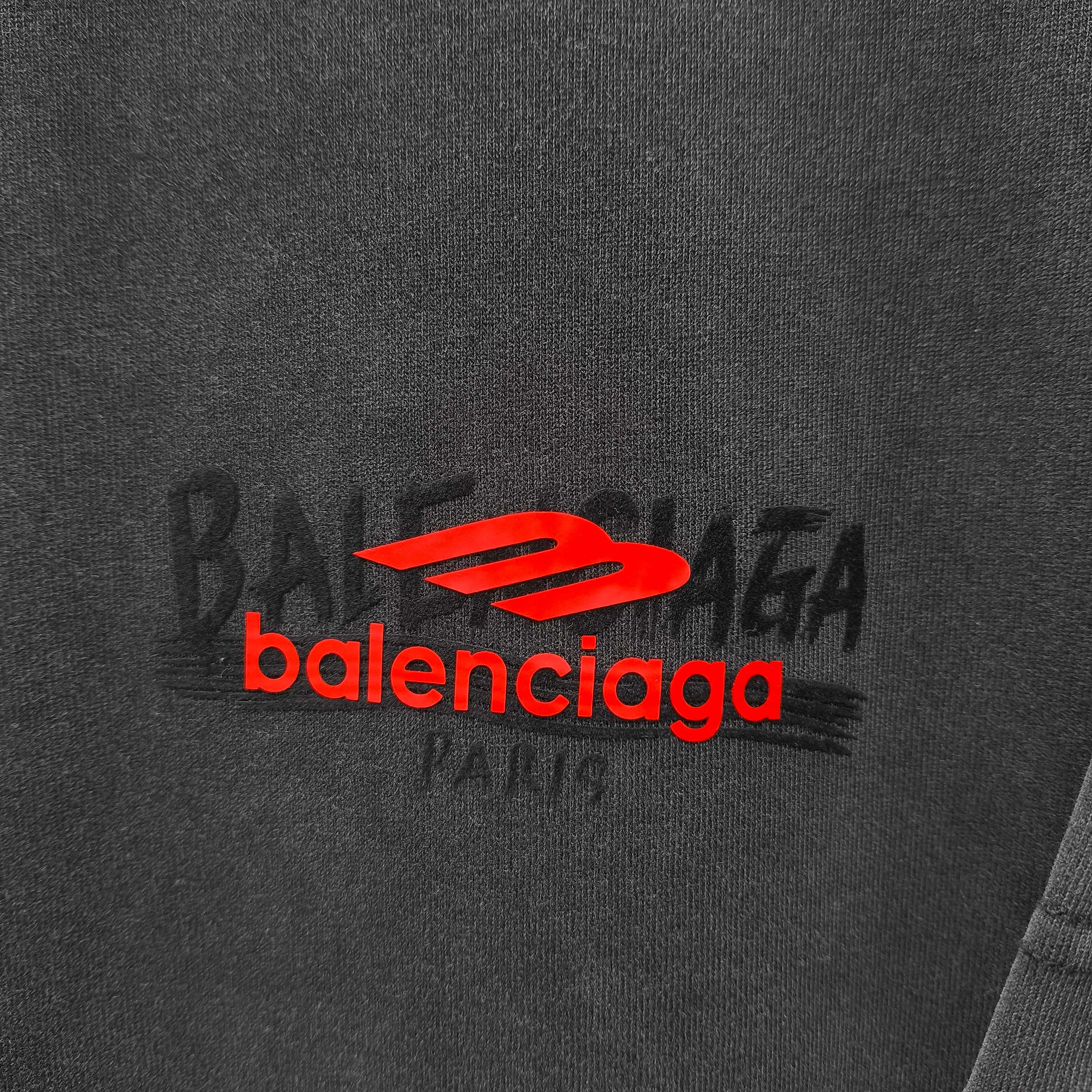 BAL* 2026 New Arrival 320g logo t Same Style Size S M L XL XXL Black White